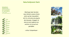 Desktop Screenshot of naturheilpraxisstark.de